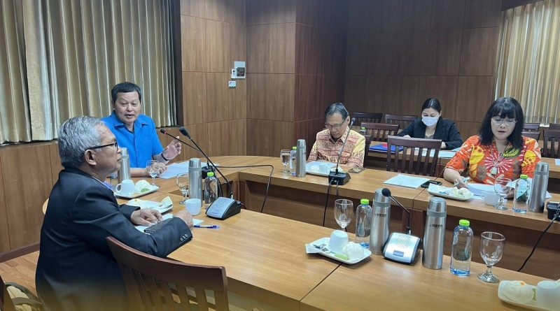 ประธานการประชุม คณะอนุกรรมการดําเนินงานด้านการพัฒนากีฬาและสุขภาพ มหาวิทยาลัยราชภัฏเพชรบุรี