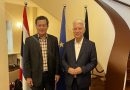 นายยุทธนา หยิมการุณ อุปนายก สมาคมกีฬาฟุตบอลแห่งประเทศไทย ในพระบรมราชูปถัมภ์เข้าร่วมงานPartnership between Fc Augsburg and Buriram United F.C at the German Ambassador Residence South Sathorn road Bangkok